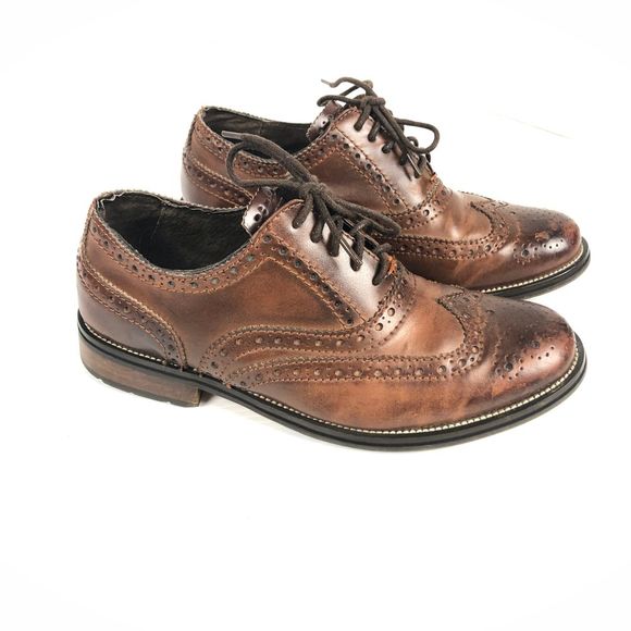 Mens Steve Madden Leather Wingtip Mens 8 US Shoes - Picture 1 of 7